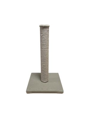 Glipet - Glipet Tırmalama Tahtası Kare Taban - Jut Halat - Haki 45 Cm