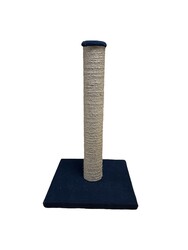 Glipet Tırmalama Tahtası Kare Taban - Jut Halat - Lacivert 45 Cm - Thumbnail