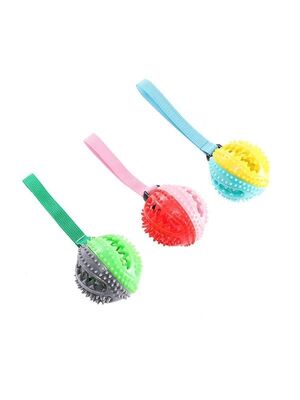 Glipet - Glipet Tutmalı Diş Kaşıyıcılı Köpek Oyun Topu 23 Cm