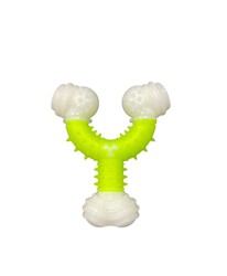 Glipet Y Şekilli Kemik Köpek Oyuncağı 12cm Sarı - Thumbnail