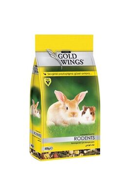 Gold Wings - Gold Wings Hamster Tavşan Ginepig Kemirgen Yemi 500gr