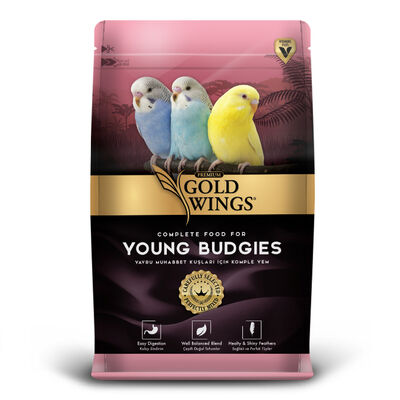 Gold Wings - Gold Wings Premium Yavru Muhabbet Kuşu Yemi 1 kg