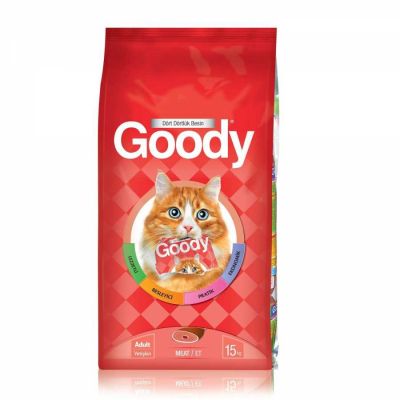 Goody - Goody Etli Yetişkin Kedi Maması 15 KG