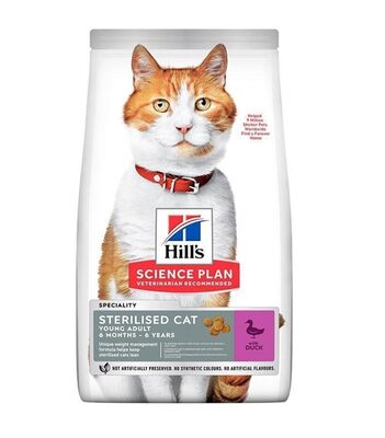 Hills - Hills Adult Ördekli Kısırlaştırılmış Yetişkin Kedi Maması 1,5 Kg