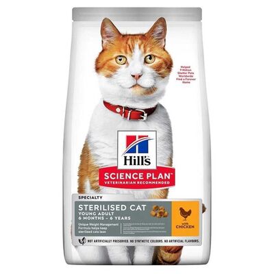 Hills - Hills Adult Tavuklu Kısırlaştırılmış Yetişkin Kedi Maması 1.5 Kg