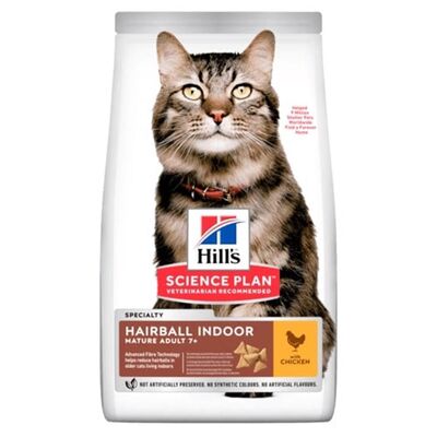 Hills - Hills Mature +7 Hairball Tavuklu Yaşlı Kedi Maması 1,5 Kg