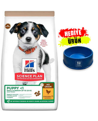 Hills - Hills Tahılsız Puppy Tavuklu Küçük ve Orta Irk Yavru Köpek Maması 12kg