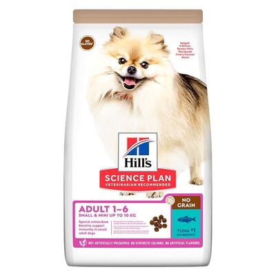 Hills - Hills Tahılsız Ton Balıklı Mini Yetişkin Köpek Maması 1,5 Kg