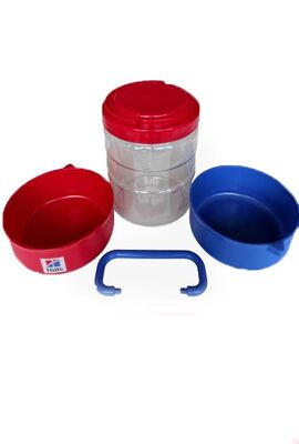 Hills - Hills Taşınabilir Kedi Köpek 200+200 Ml Mama Kabı