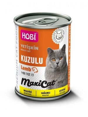 HOBİ - Hobi Maxicat Kuzu Etli Yetişkin Kedi Konservesi 400 gr