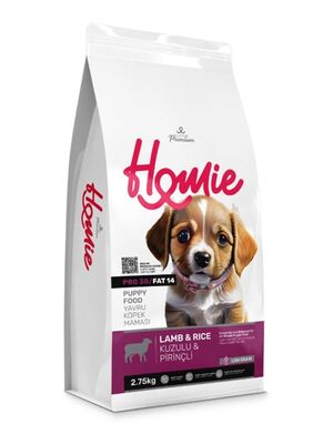 Homie - Homie Düşük Tahıllı Kuzulu ve Pirinçli Yavru Köpek Maması 2,75 Kg