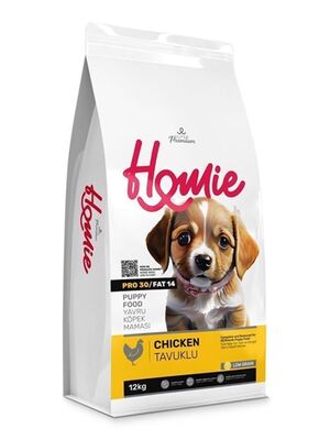 Homie - Homie Düşük Tahıllı Tavuklu Yavru Köpek Maması 12 Kg