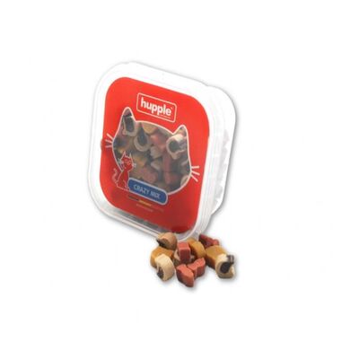 Hupple - Hupple Pooch & Mutt Crazy Mix Kedi Ödülü 80Gr