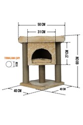 İzmir Tırmalamalı Kedi Evi - Thumbnail