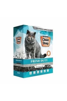 jadawa - Jadawa Clean Step Fresh Duty Aktif Karbonlu Bahar Kokulu Ince Taneli Topaklanan Bentonit Kedi Kumu 10 Lt