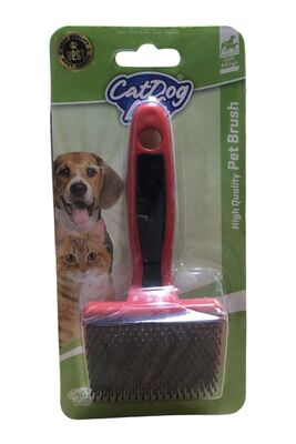 Genel Markalar - Kedi Ve Köpek Için Masaj Uçlu Tarama Fırçası 12x5 Cm