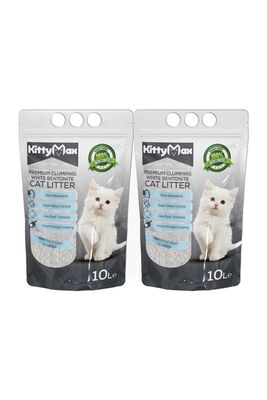 Kittymax - Kittymax Marsilya Sabunu Kokulu İnce Taneli Bentonit Kedi Kumu 10 Lt - 2 Adet