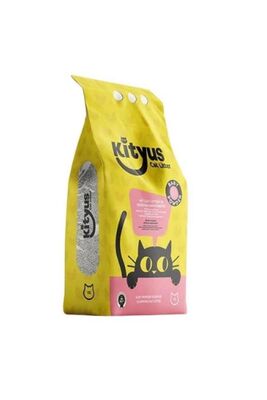 Kityus - Kityus Bebek Pudrası Kokulu Sodyum Bentonit Kedi Kumu 10l