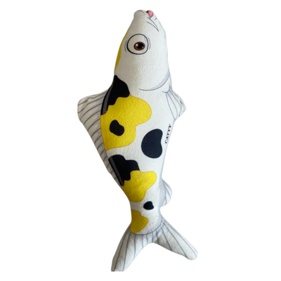 Miapet - Miapet Koi Balık Zilli Kedi Oyuncağı Sarı