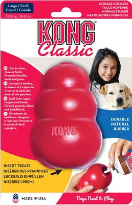 KONG - KONG Classic Köpekler için Çok Amaçlı Isırma Oyuncağı XS