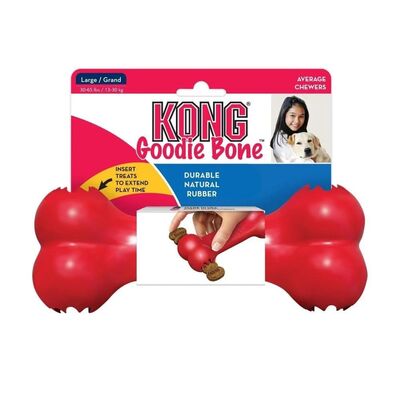 KONG - KONG Extreme Goodie Bone Kemik Şeklinde Çok Amaçlı Köpek Oyuncağı Ultra Sert L