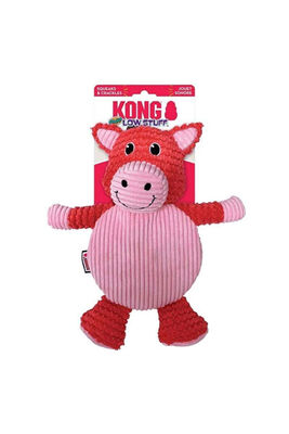 KONG - KONG Low Stuff Gülen Surat Detaylı Peluş Köpek Oyuncağı L