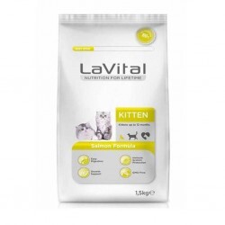 LaVital Cat Kitten Somon Balıklı Yavru Kedi Maması 1.5 KG - Thumbnail