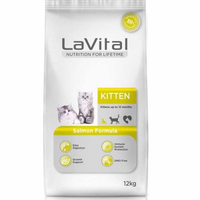 La Vital - LaVital Kitten Somonlu Yavru Kedi Maması 12 KG