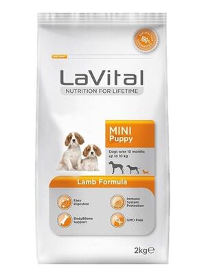 La Vital - Lavital Mini Puppy Kuzu Etli Küçük Irk Yavru Köpek Maması 1,5 Kg
