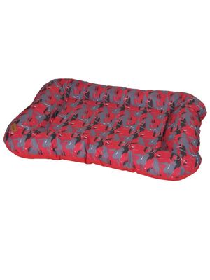 Lepus - Lepus Aria Basic Kedi Köpek Minderi Kamuflaj Kırmızı Medium 60x85x13 cm