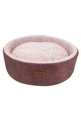 Lepus - Lepus Mia Donut Kedi Köpek Simit Yatak Bordo 50x50x17 cm