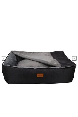 Lepus - Lepus Winter Bed Kedi Köpek Yatağı Siyah Medium 52x67x2cm
