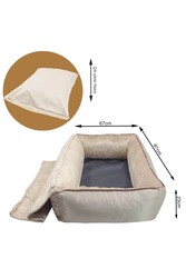 Lepus Winter Bed Köpek ve Kedi Yatağı Large 82x21x23cm - Thumbnail