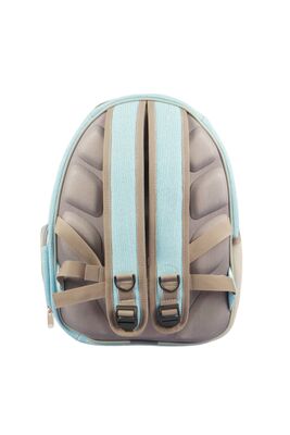 Glipet - Linen Şeffaf Astronot Kedi Köpek Taşıma Çantası 42X22X33 Cm Hasırmavi