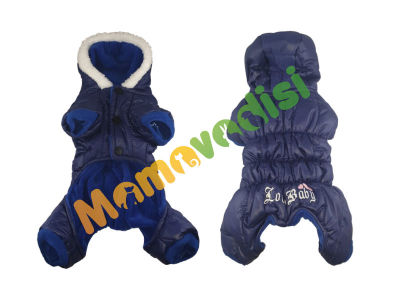 Lion - Lion Kapüşonlu Paçalı Yağmurluk 1 Beden Lacivert