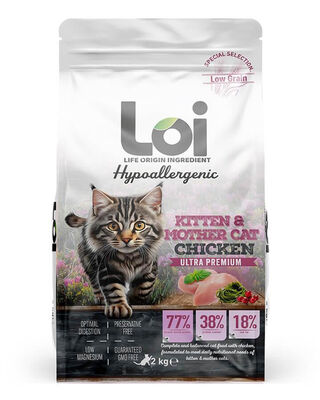 Loi - Loi Tavuklu Yavru Kedi Maması 2 Kg