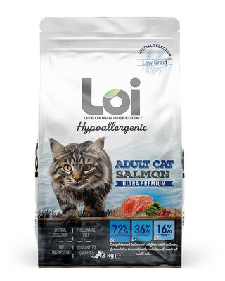 Loi - Loi Somonlu Yetişkin Kedi Maması 2 Kg