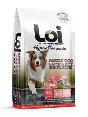 Loi - Loi Kuzulu Pirinçli Yetişkin Köpek Maması 15 Kg