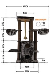 Londra Tırmalamalı Kedi Evi - Thumbnail