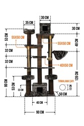 Los Angeles Tırmalamalı Kedi Evi - Thumbnail