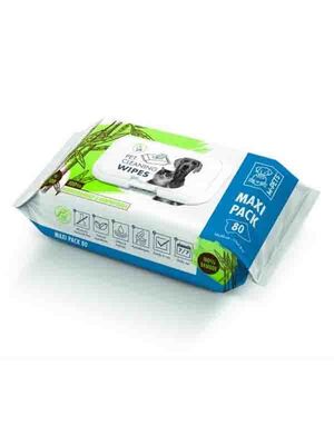 M-PETS - M-Pets Bamboo Kedi Köpekler İçin Temizlik Mendili 80 Li 