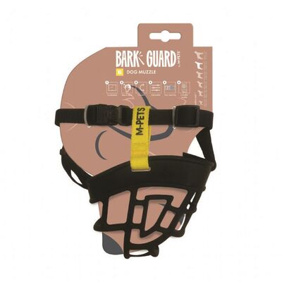 M Pets - M-Pets Bark Guard Ağızlık (L) Black/Yellow