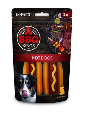 M-PETS - M-PETS Bbq Kings Hot Dogs Chicken Ödül 135 Gr