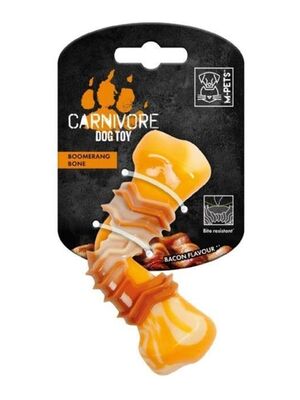 M Pets - M Pets Carnivore Boomerang Dog Toy Pastırma Aromalı Kemirme Oyuncağı, Kemik