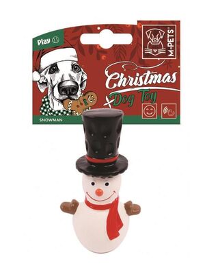 M Pets - M-Pets Chrıstmas Snowman Köpek Oyuncağı 15Cm