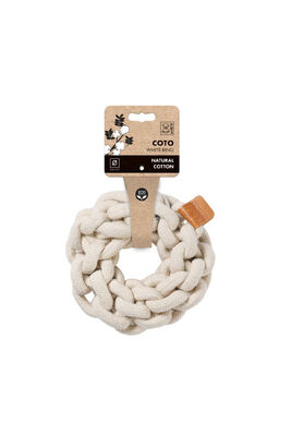 M Pets - M Pets Coto White Ring Örgü Halka Oyuncak 13cm 10647901