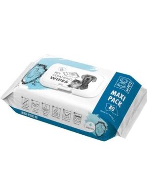 M-PETS - M-PETS Kedi ve Köpekler için Anti-bakteriel Islak Mendil 80'li