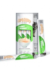 M-PETS Lıght Weıght Fonksiyonel Creamy Kedi Ödülü 4X15Gr - Thumbnail