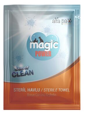 Magic Power - Magic Power Tek Kullanımlık Steril Mendil