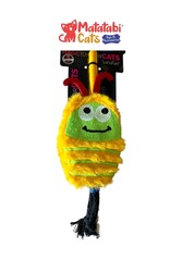 Matatabi Cats BUG Alüminyum saplı kedi oltası(Matatabi,çıngırak ve özel hışırtı içerir.özel kumaş) - Thumbnail